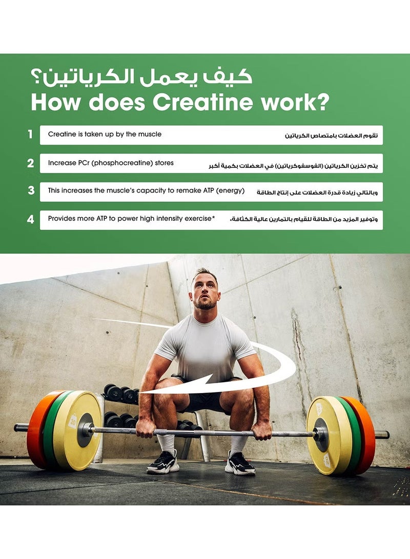 أون مسحوق الكرياتين المجهري بدون نكهة 300 جرام 115 حصة - Image 2